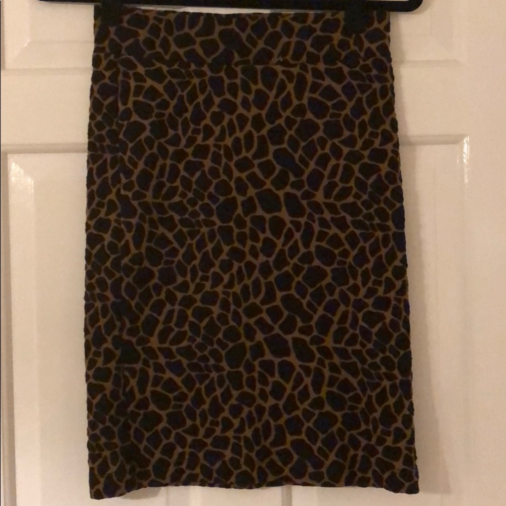 Animal print skirt